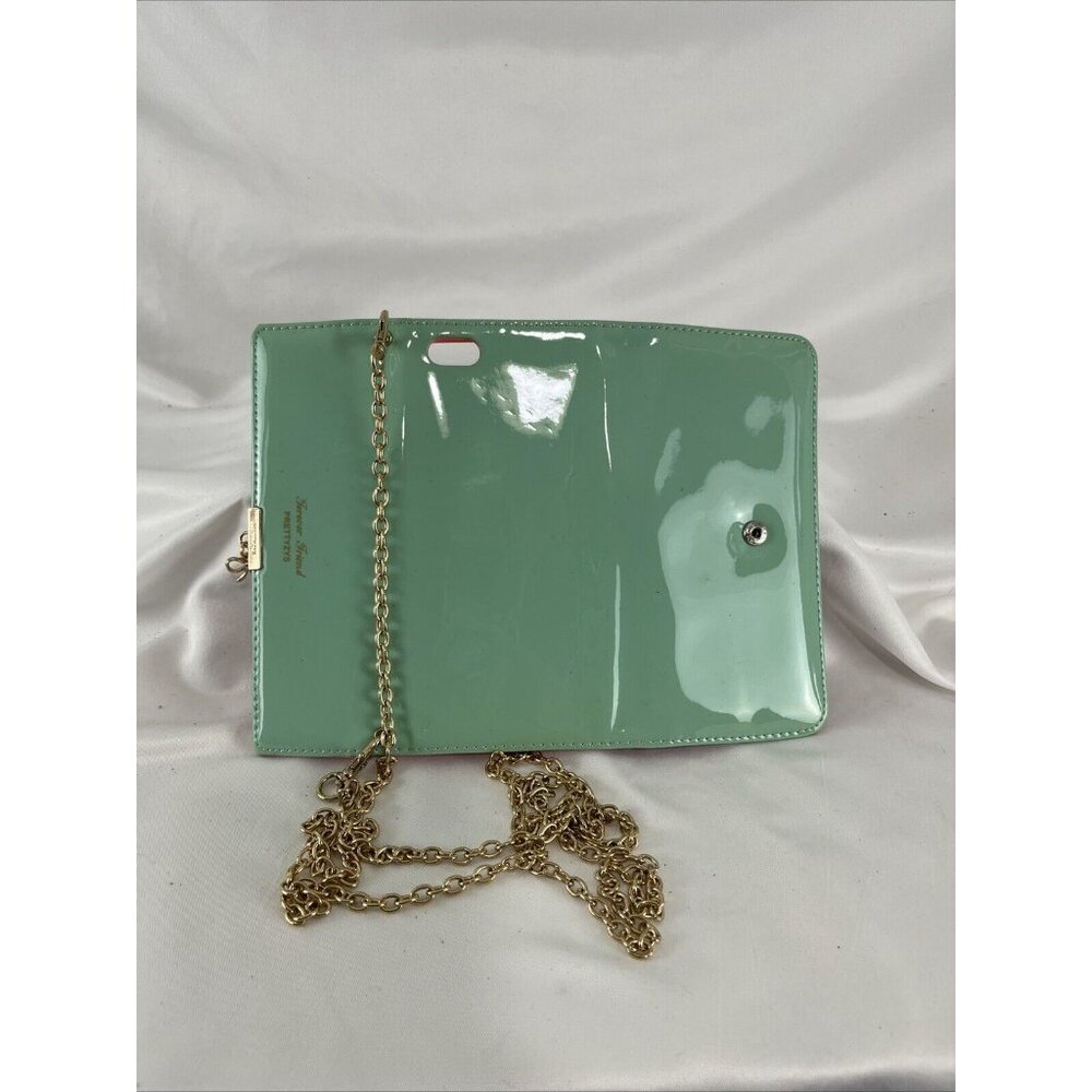 Prettyzys Forever Friend Mint Green and Pink Phone Necklace w/ Bow Detail - Picture 6 of 6